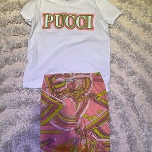 Pucci leggings set